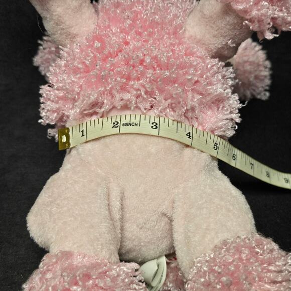 Aurora Fancy the Pink Poodle Hand Puppet Stuffed Plush Animal Dog - Picture 10 of 12